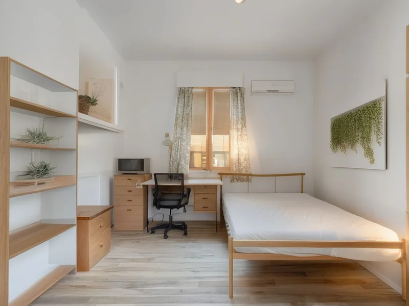 Beautifully redesigned room after AI transformation